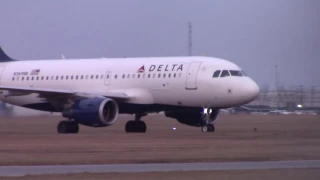 Saskatoon YXE/CYXE Plane Spotting with Delta A319!