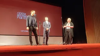 Daniel Brühl at OIFF2021 with Nebenan [q/a part1]