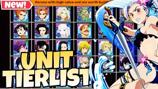 Is This Tierlist Accurate Or Cap? Reviewing The Grand Cross Wiki General Tierlist! | 7DS:Grand Cross