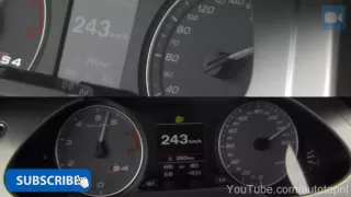 Audi S4 3.0 TFSI Avant 0-265 km/h Launch Control GREAT! Acceleration & Top Speed Run Autobahn