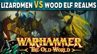 Wood Elves vs Lizardmen - Corehammer The Old World Battle Report