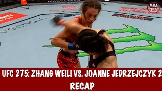UFC 275: Zhang Weili vs. Joanna Jedrzejczyk 2 recap