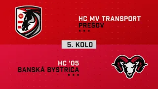 5.kolo HC MV Transport Prešov - HC 05 Banská Bystrica HIGHLIGHTS