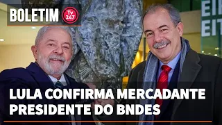 Lula confirma Mercadante presidente do BNDES