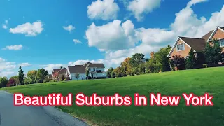 Beautiful Suburban Neighborhoods in New York, USA - Driving Tour