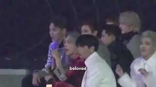 MONSTA X & ATEEZ Reaction To SEVENTEEN 'HIT' at MAMA 2019