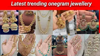 latest trending onegram gold jewellery | order 8688350300 @vedanshtrendings20