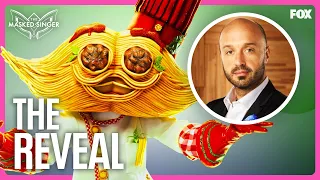 The Reveal: Joe Bastianich is Spaghetti & Meatballs| Season 11 | The Masked Singer