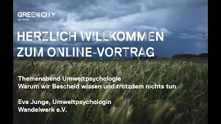 Umweltpsychologie: Warum wir Bescheid wissen und trotzdem nichts tun