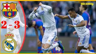 Barcelona 2 vs 3 Real Madrid 2022 | Supercopa de Espana . Extended Highlights and All Goal HD