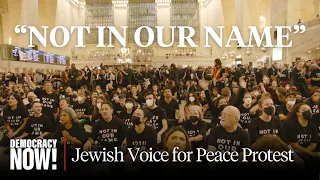 "Not in Our Name": 400 Arrested at Jewish-Led Sit-in at NYC's Grand Central Demanding Gaza Ceasefire