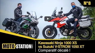 Kawasaki Ninja 1000 SX vs Suzuki V-Strom 1050 XT : comparatif décalé !