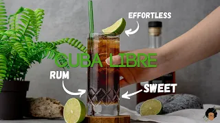 How to make The Cuba Libre (Rum & Coke) in 30s