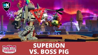 Angry Birds Transformers 2.0 - Superion vs. Boss Pig