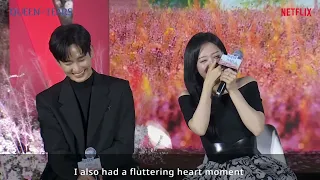 COMPILATION: AEGYO MOMENTS OF THE CAST OF QUEEN OF TEARS!! KIM SOO HYUN, KIM JI WON AND MORE!!