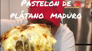 Pastelon de plátano maduro (Plantain Lasagna)