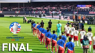 PES - USA vs CANADA FINAL - Copa America 2024 - Full Match All Goals - eFootball HD