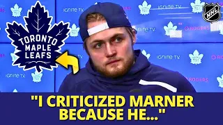 URGENT! MARNER FURIOUS WITH NYLANDER AFTER HEAVY CRITICISM! LOOK WHAT HAPPENED!MAPLE LEAFS NEWS