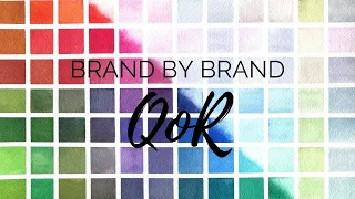Brand by Brand: QoR | Watercolor Palette Series