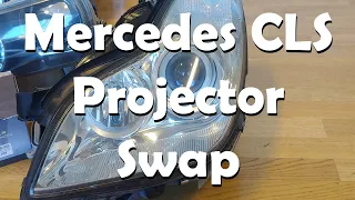 Mercedes CLS 2005-2009 projector swap / Hella AFS headlights