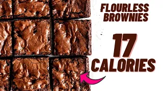 17 Calorie flour-less skinny brownies- Low calorie brownies