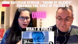 🇩🇰NielsensTv REACTS TO Krystian Ochman -"Sound of silence" -Półfinał The Voice of Poland 11😱👏