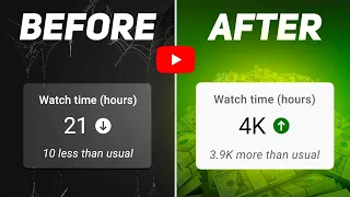 Complete 4000 Hours Watch Time on YouTube in 2024 (GUARANTEED)