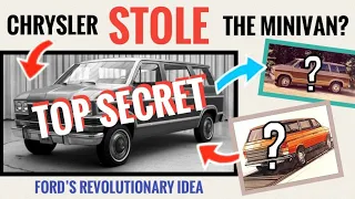 Ford's SECRET Minivan Concept You Never Knew About! 🤯 Lee Iacocca And His MiniMax Project