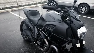 Ducati Diavel тюнинг выхлопной системы на мотоцикле