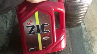 ZIC 75w-85 после пробега 10 тыс. км.