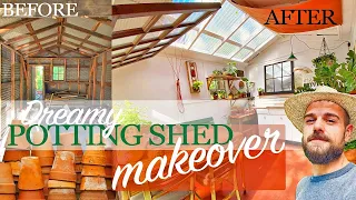 Dreamy DIY Potting Shed Makeover