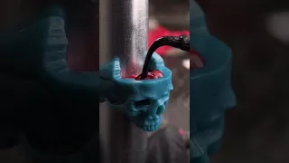 [Silver Jewelry Making process] Making Skull Rings using the Wax Carving #shorts