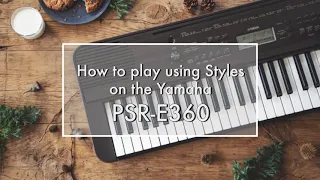 Playing "Yankee Doodle" with the Yamaha PSR-E360 keyboard