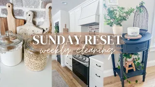 SUNDAY RESET // RELAXING WEEKLY CLEANING MOTIVATION // CLEAN WITH ME // CHARLOTTE GROVE FARMHOUSE