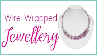 Easy way to make statement pieces of Jewellery with wire wrapping, even for beginners.