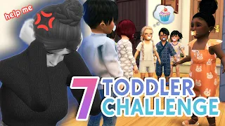 i tried to raise 7 toddlers in the Sims 4 - part 1
