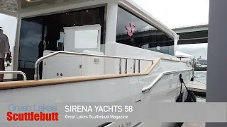 NEW Sirena Yachts 58 Walkthrough! @The 2020 Miami International Boat Show!