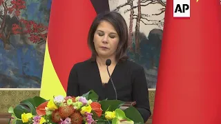 German FM in China: 'great concern' over Taiwan tensions