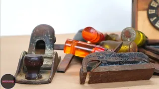 Restoration of Two Antique Hand Planes | Japanning Experiment