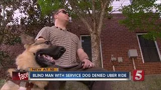 Blind Man With Guide Dog Denied Uber Ride, Stands Up For Rights