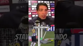 QUANDO BUFFON NEGÒ di AVER VISTO il GOAL di MUNTARI #Shorts