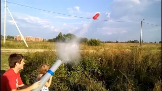 Улучшенная ракета для бутылочного гранатомета! Super Water Bottle Rocket