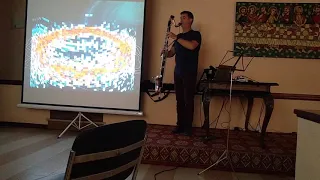 Sounds for Bass Clarinet, live electronics and live video - Stephan Vermeersch