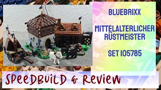 Bluebrixx - Mittelalterlicher Rüstmeister (105785) - Tolles Set für Mittelalter- und Martinfreunde