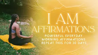 I AM Morning Affirmations for Everyday | Powerful Guided Meditation 432 Hz Healing Frequency