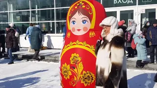 НАРОДНЫЕ ГУЛЯНЬЯ-МАСЛЕНИЦА-FOLK FESTIVITES RUSSIA  MASLENITSA