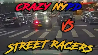 CRAZY NYPD Cops Chase Street Racers Through The City! - Cars VS Cops #28