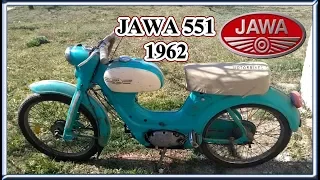 Обзор ретро мопеда Ява 551 Jawetta Sport 1962год