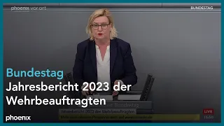 Bundestagsdebatte zum Jahresbericht 2023 der Wehrbeauftragten am 25.04.24