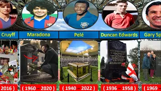 Tombstones of the Most Famous Football Players Who Died